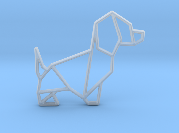 Origami Dog No.2 3d printed
