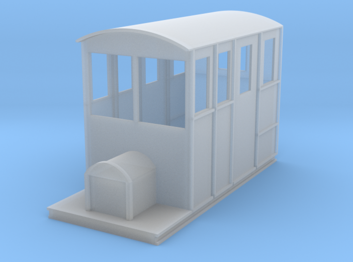 Tralee &amp; Dingle Railcar 4mm scale 009 3d printed