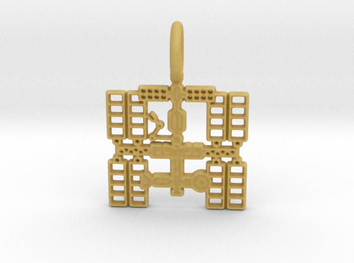 Space Station Pendant 3d printed