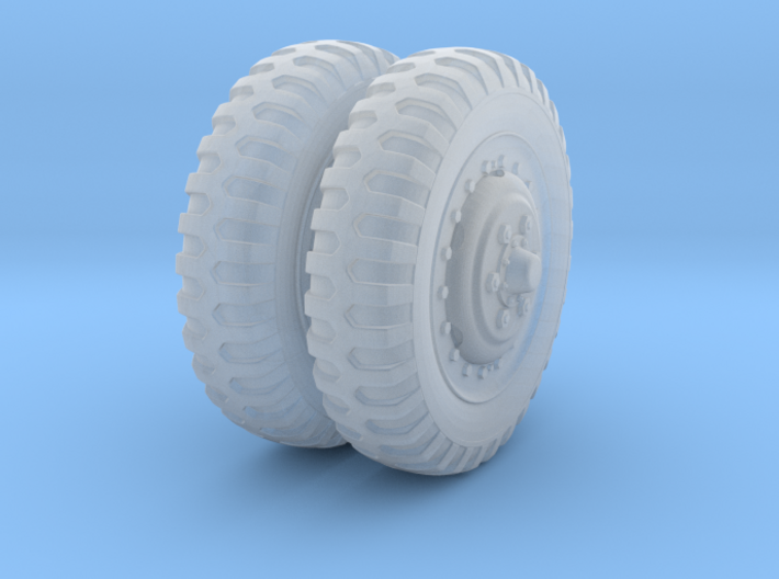 1/48 US Halftrack front wheel tyre NDT 3d printed