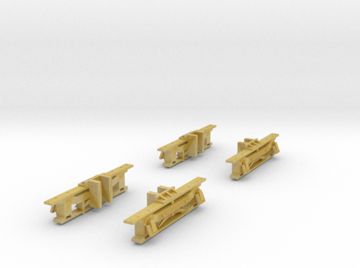 Sideframes for N Scale Baldwin Steeplecab 3d printed 