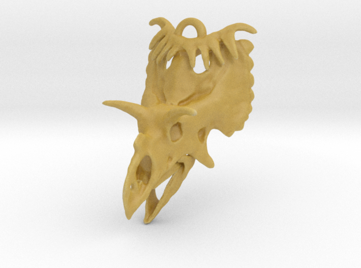 Kosmoceratops Earrings 3d printed