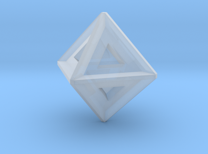 Octahedron 3d printed