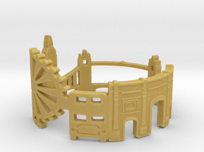 London Ring (size 4-11.5) 3d printed 