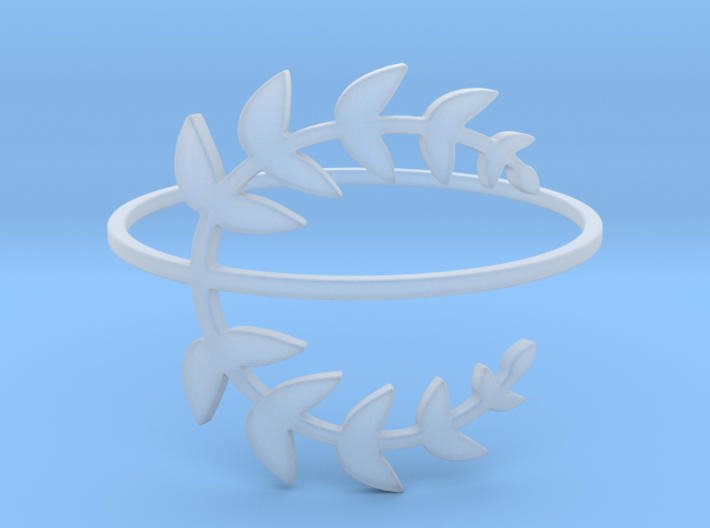 Stack-able Laurel Leaves (Size 4.75 - 11.5) 3d printed