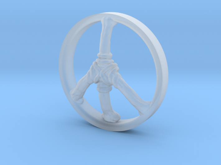 Ring Part Peace 3d printed