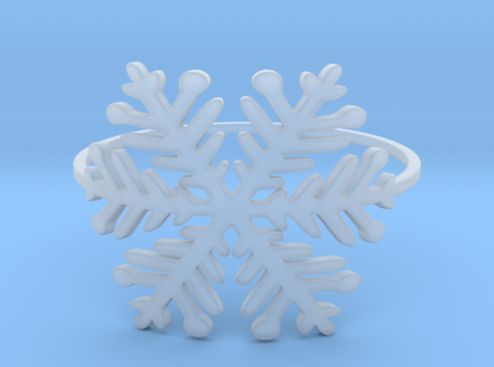 A Snowflake (Size 4-11.25) 3d printed