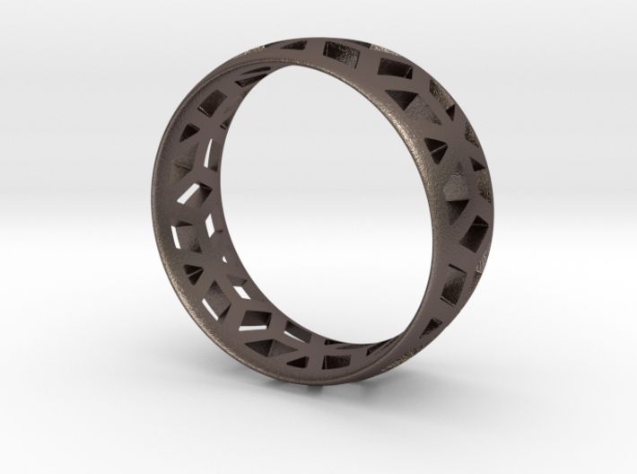 geometric ring 1 3d printed