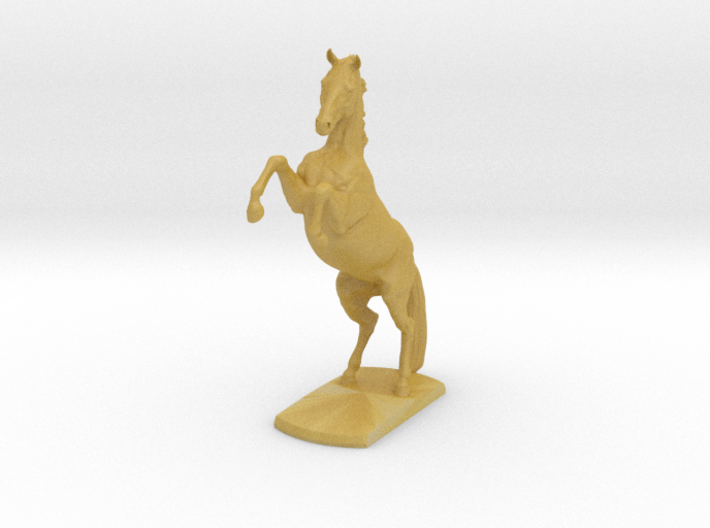 Horse Rearing 3d printed