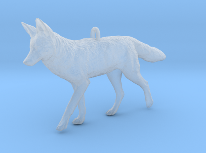 Coyote Ornament 3d printed