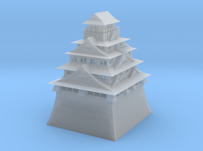 Osaka Castle 3d printed