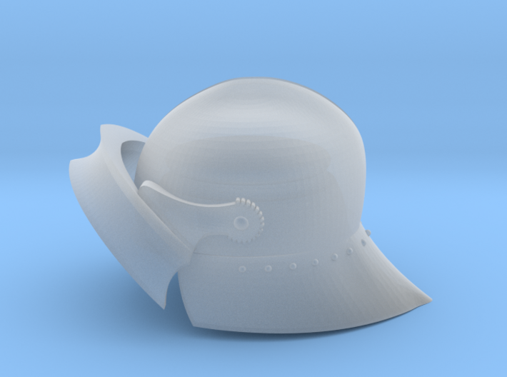 Playmobil - 15th century sallet with open visor 3d printed