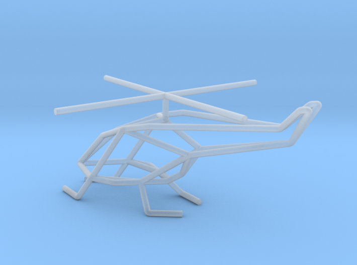 Helicopter scale 1-100 3d printed