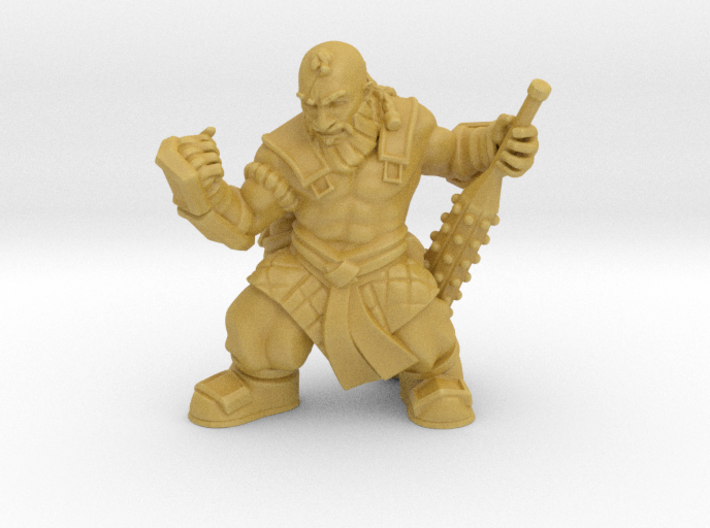 Dwarf Monk 3d printed 