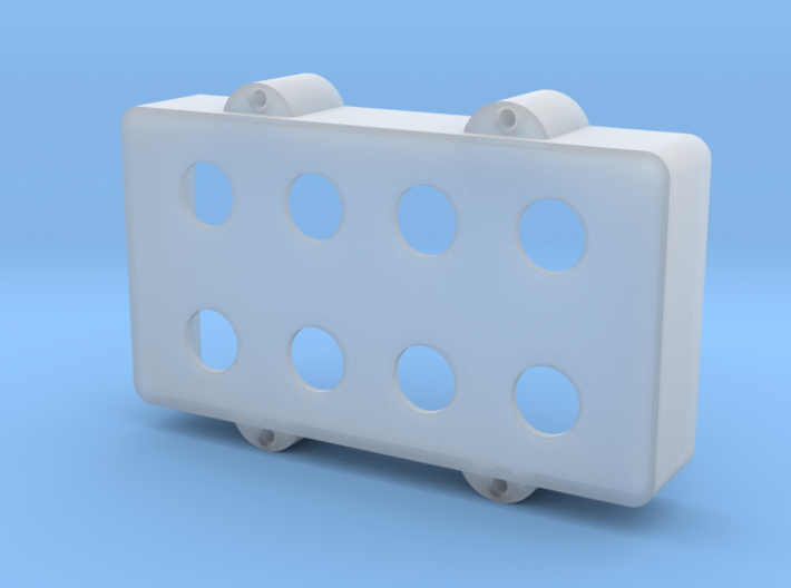Thick Modified MusicMan Bass Humbucker Cover 3d printed