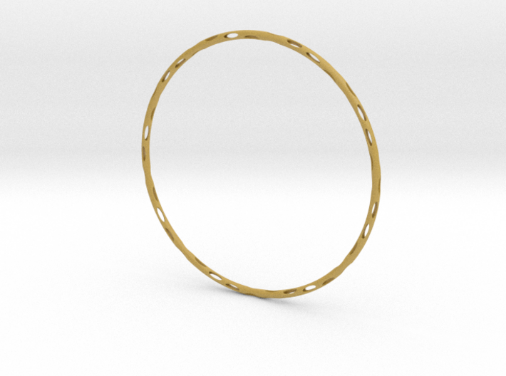 Hollow spiral bracelet | Size 8.6 Inch 3d printed 