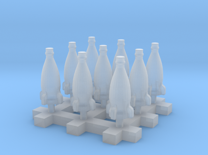 Rocket Bottle 1:24 75mm Scale 20cm 9pcs 3d printed