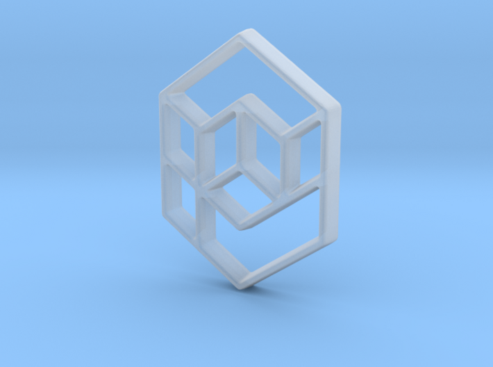 Geometrical cube 3d printed