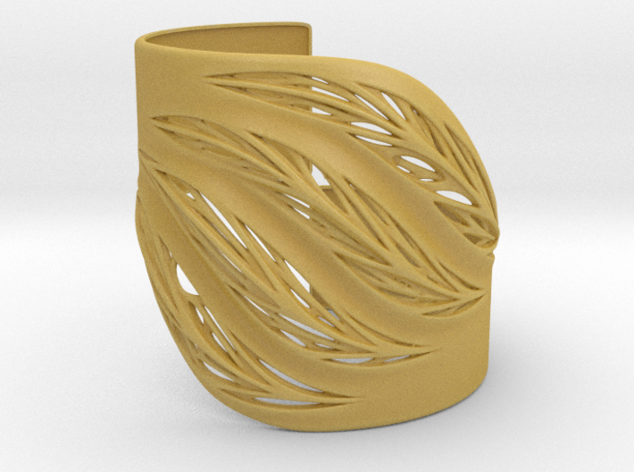Leaf Structures Bracelet 3d printed