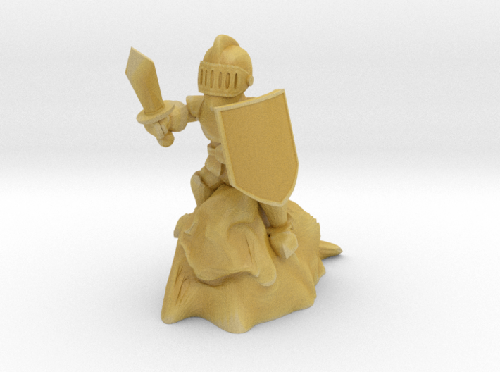 Sir Gerrik, Gnome Paladin, Champion of Slime 3d printed