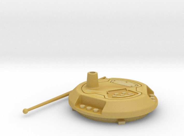 HISS Turret Filler w/ Antenna 3d printed