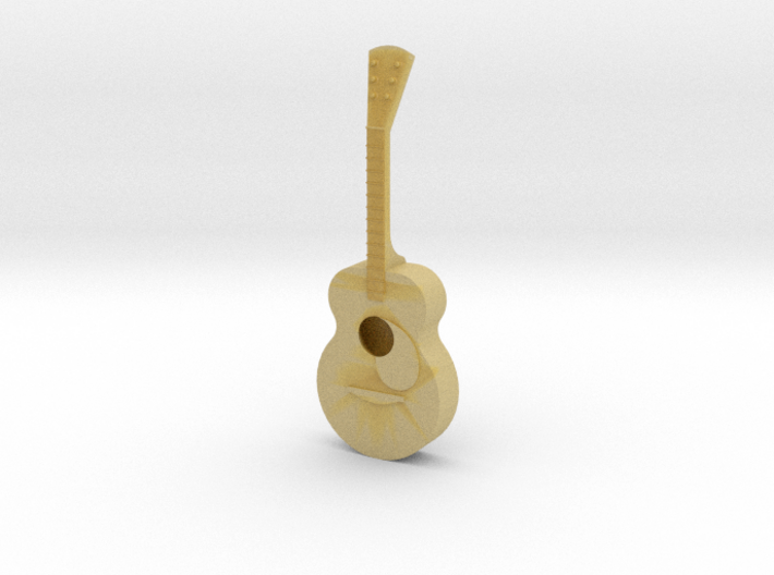 1/24 Scale Acoustic Guitar 1 3d printed