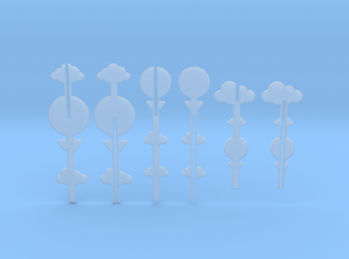 Cake Topper - Clouds &amp; Balloon series 3d printed