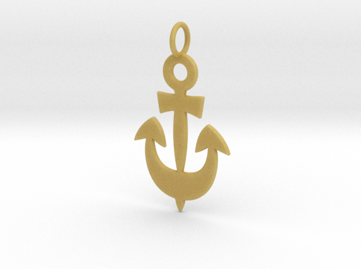 Anchor Symbol Pendant Charm 3d printed