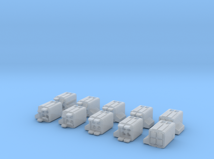 Micro-Missile 4-pack (hatches) 3d printed