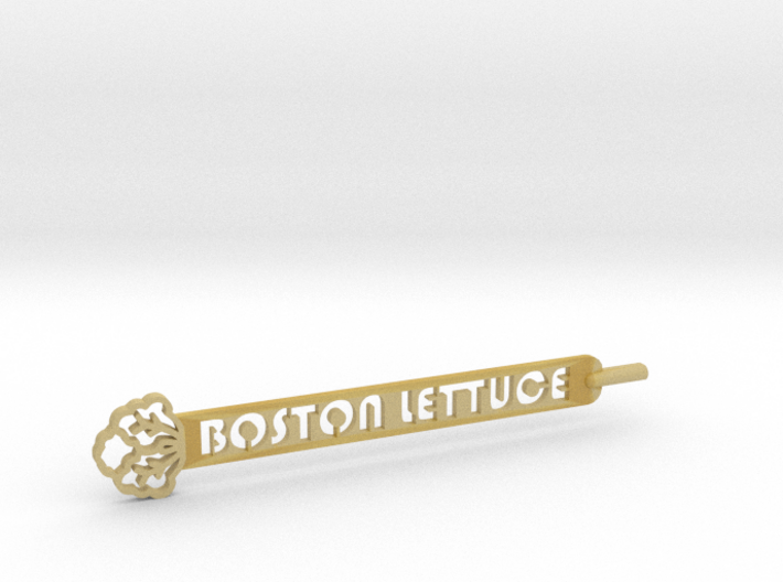 Boston Lettuce Plant Stake 3d printed