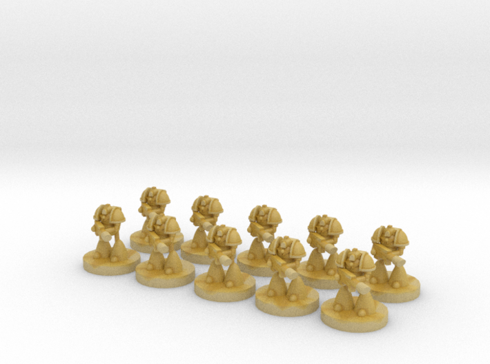 6mm Heavy Lazer Soldiers 3d printed 