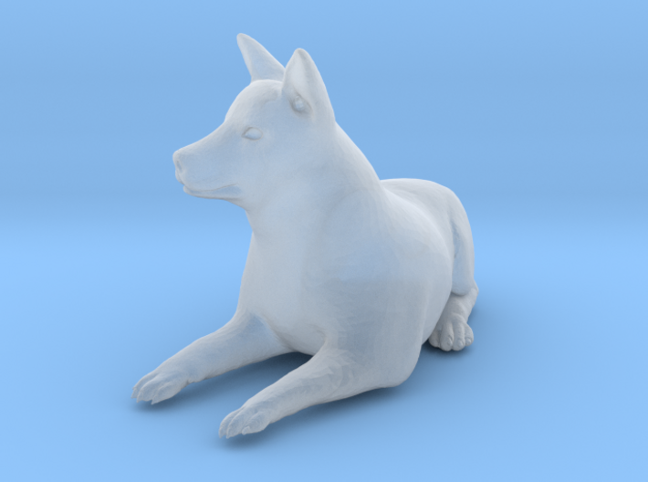 Ultra Tiny Dog Statue Sadie 3d printed