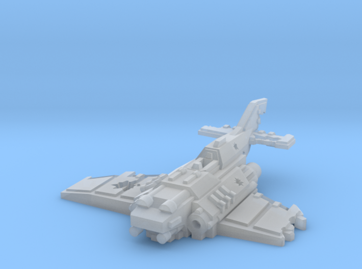 6mm Crashed Imperial Navy Fighter 3d printed