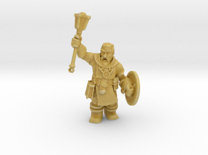 Dwarf Cleric 3d printed 
