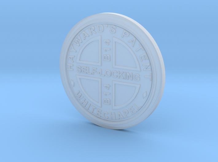 1:9 Scale Haywards Manhole Cover 3d printed