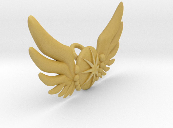Star Wing Brooch for 60 cm doll 3d printed