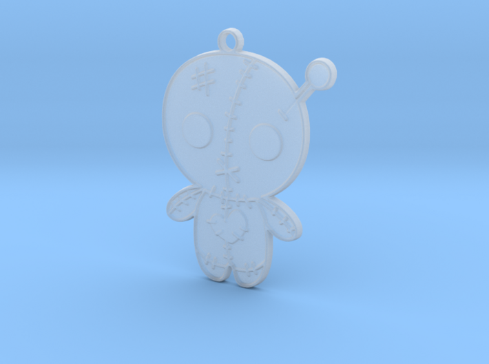 Voodoo Doll Pendant 3d printed