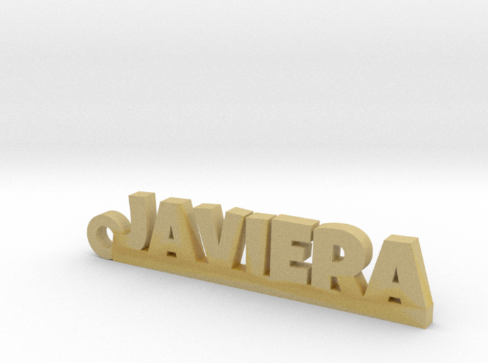 JAVIERA_keychain_Lucky 3d printed