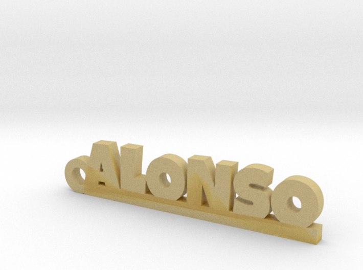 ALONSO_keychain_Lucky 3d printed