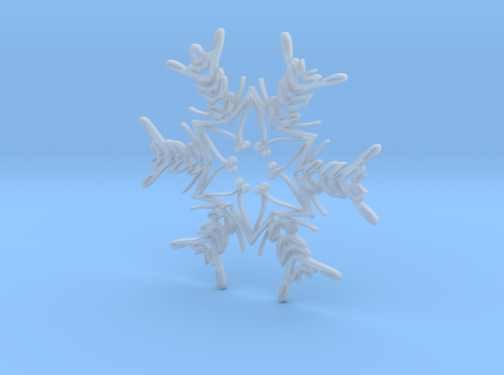Noah snowflake ornament 3d printed