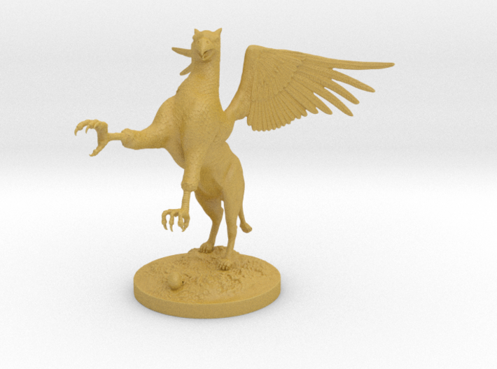 Griffin Figure 3d printed