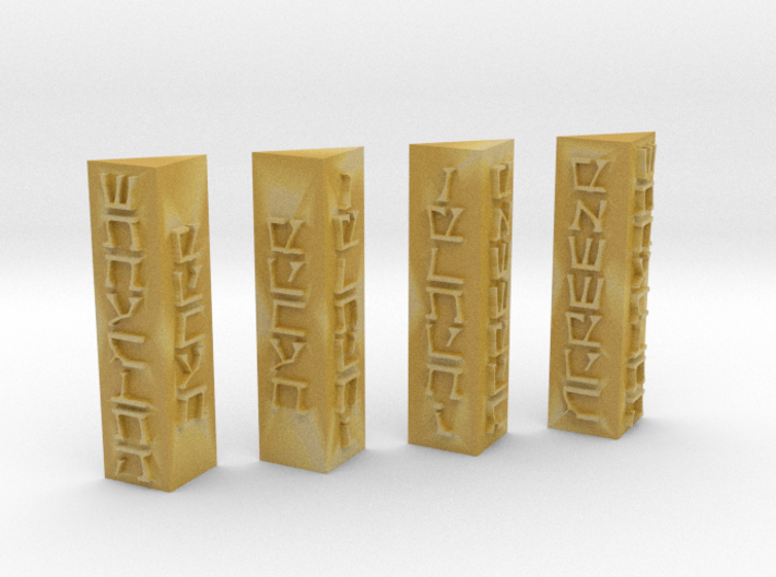 Sith Holo columns no pegs 3d printed