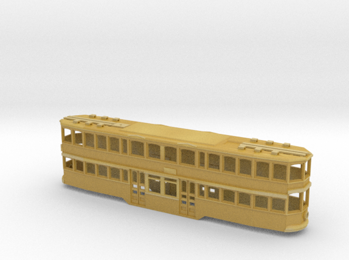 Double Deck trolley PittsBurgh 3d printed