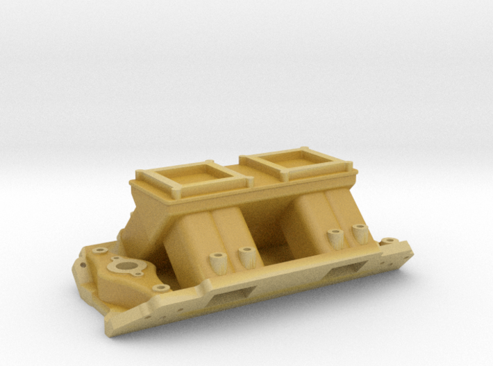 Tunnel Ram for Brodix Big Block - Nitrous/Fuel Inj 3d printed 