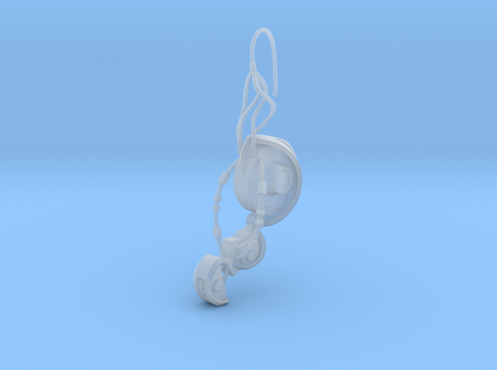 GLaDOS Earring 3d printed