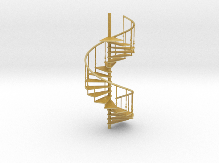 Cast Iron Spiral Staircase 3d printed