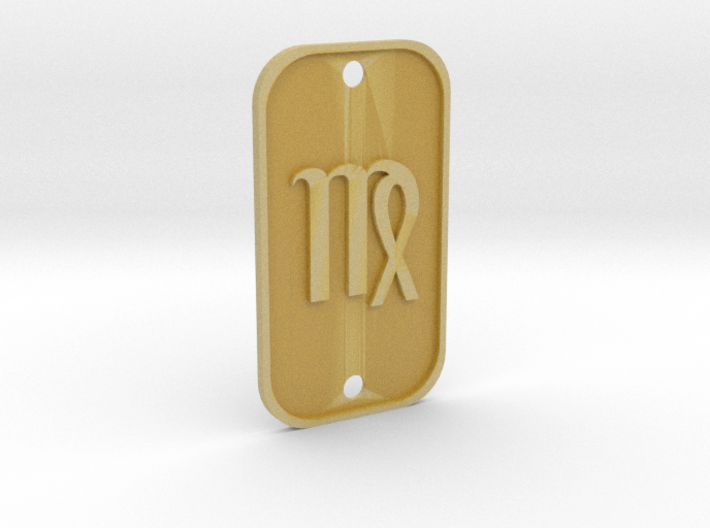 Virgo (The Maiden) DogTag V1 3d printed