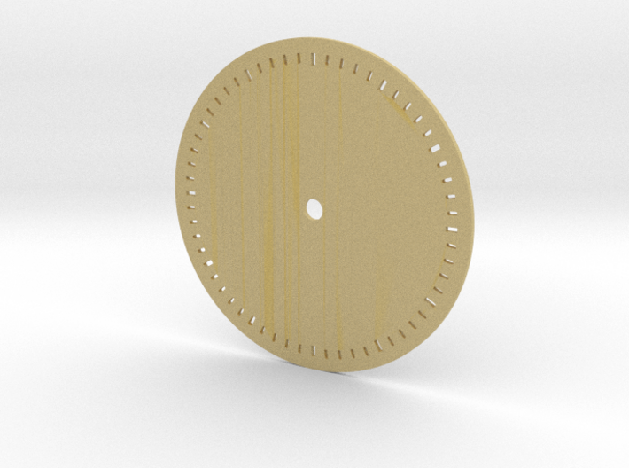 No numbers watch dial (Minutes) 3d printed