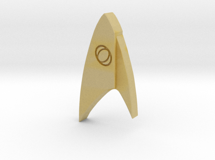 Star Trek Discovery Science badge 3d printed
