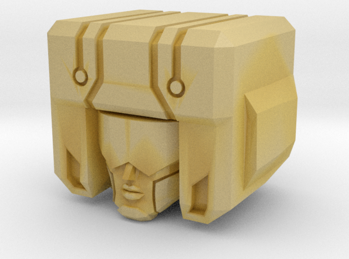 Garnetron Bot Head (Single Part) 3d printed